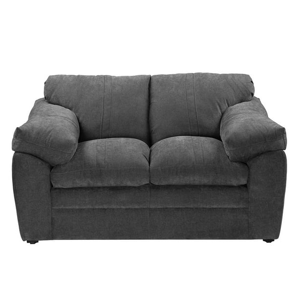 Love Seat DICASA Aston 2 Plazas Gris Oscuro para Salas