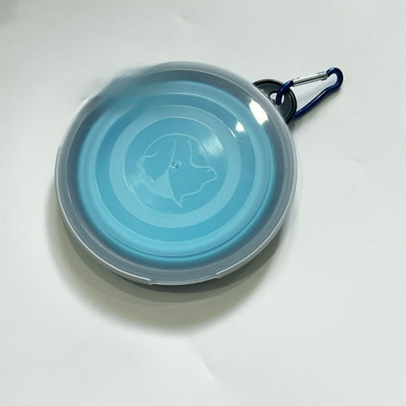 Portable Pet Dog Folding Bowl Slow Food Bowl Silicone Pet Bowl Dog Basin Cat Bowl Drinking Products