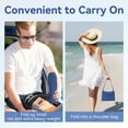 thumbnail image 4 of Catalonia Microfiber Beach Chair Towel Cover, Lounge Chaise Towel Cover with Side Pockets, Lightweight & Quick Dry Foldable Recliner Towels for Holidays Vacation Sunbathing Beach Pool Hotel,31"*73, 4 of 8