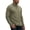 Olive, variant on Men's Long Sleeve Fleece Jacket Quarter-zip (X-Large, Zinfandel Heather)