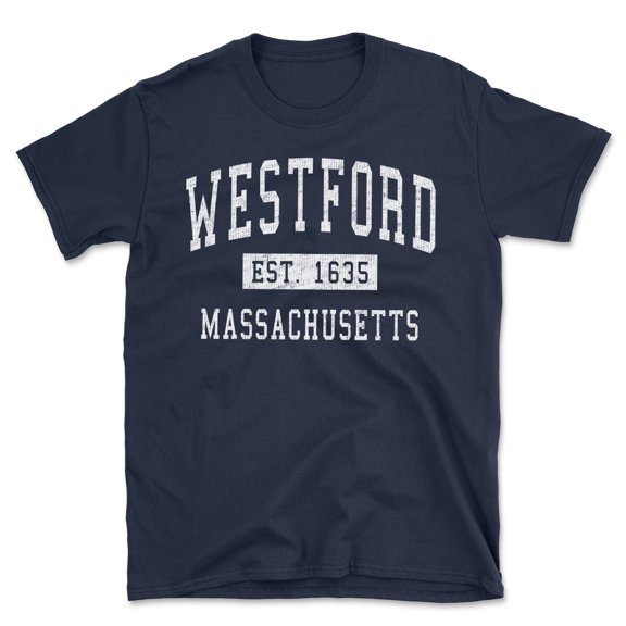Westford Massachusetts Classic Established Men's Cotton T-Shirt
