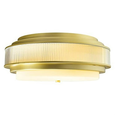 CWI Lighting Valdivia 4 Light Metal Indoor Flush Mount in Satin Gold