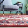 thumbnail image 4 of SAFAVIEH Tucson Medici Traditional Machine Washable Runner, 2'6" x 10', Red/Blue, 4 of 8