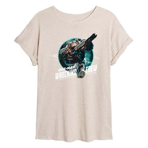 Disney - One Man Wrecking Crew Oversized Graphic T-Shirt