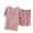 A-Pink317, variant on Bibifish Women Two Piece Sets Ruffled V Neck Short Sleeve Tops Ruffle Shorts Soft Cozy Home Sleepwear Lightweight Loungewear