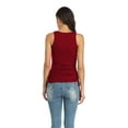 thumbnail image 6 of Beautyin Drawstring Camisole Stretchy Racerback Ribbed Tank Top for Women, 6 of 6