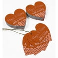 thumbnail image 5 of Inkdotpot Pack Of 100 Hugs & Kisses From The Wedding Favor Paper Tags Craft Real Rose Gold Foil Hang Tags, 5 of 6