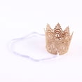 thumbnail image 2 of OFFIGAM Kids Hair Accessories for Girls Crown Shaped Golden 1 Pair, 2 of 8