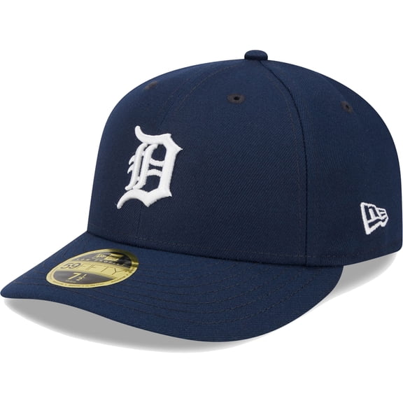 Men's New Era Navy Detroit Tigers Oceanside Low Profile 59FIFTY Fitted Hat