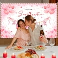 thumbnail image 5 of 5.9x3.6FT Valentine's Day Baby Shower Backdrop A Little Sweetheart is on The Way Photography Background Valentines Day Baby Shower Party Decorations Banner Supplies Photo Booth Props, 5 of 6