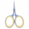 Westcott Titanium Scissors, 2.5", Straight, Soft Handle, for Sewing, Gray/Yellow, 1-Count