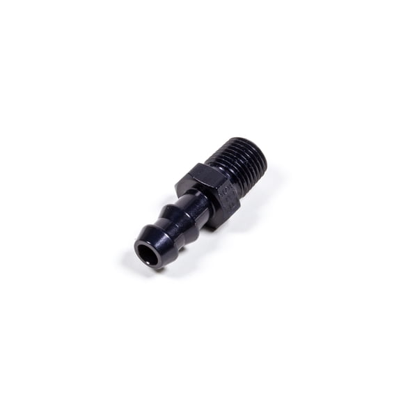 FRAGOLA 484006-BL AN-NPT Fittings and Components 3/8 Hose Barb X 1/4 MPT Fitting Black