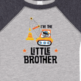 thumbnail image 4 of Inktastic Little Brother Construction Truck Boys Boys Baby Bodysuit, 4 of 5