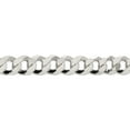 thumbnail image 2 of Sterling Silver 14mm Flat Curb Chain (26 X 14) Made In Italy qlb350-26, 2 of 5