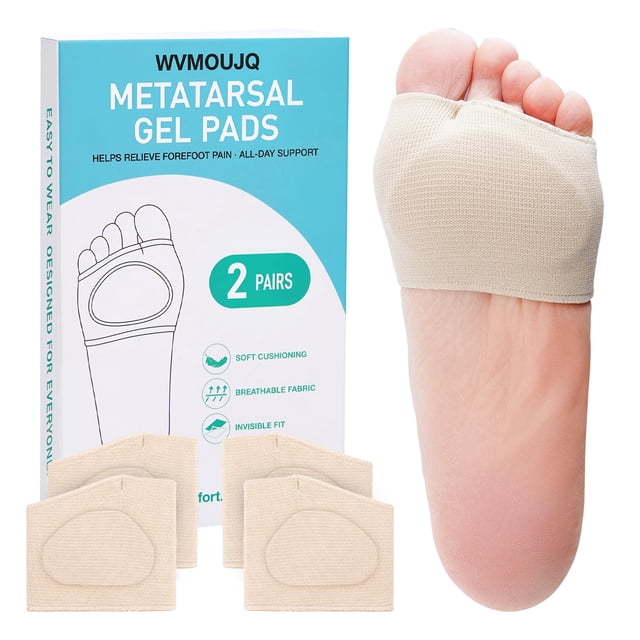 Almohadillas metatarsales NAIERT de gel con alivio de presión talla M