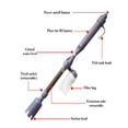thumbnail image 7 of 4-in-1 Electric Aquarium Gravel Cleaner & Siphon Vacuum, Automatic Water Changer, Sand Washer & Tank Brush, Adjustable Telescopic Rod for Fish Tanks up to 25 Inches, 1-Pack, 7 of 7