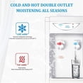 thumbnail image 4 of 5 Gallon Hot & Cold Water Dispenses Water Cooler Dispenser Top Loading for Home White, 4 of 8