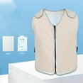 thumbnail image 4 of Chaleco de Seguridad de Refrigeración para Hombres Y Mujeres, con Cremallera de tirarere Reflectante, Chaleco Fresco de Gris Sunnimix Chaleco refrigerante, 4 of 5