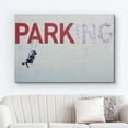 thumbnail image 2 of wall26 Canvas Print Wall Art Banksy Little Girl on Swing Below Parking Sign Graffiti &amp; Street Art Pop Culture Illustrations Pop Art Bohemian Multicolor Dark for Living Room, Bedroom, Office - 16&, 2 of 7