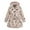 Khaki, variant on YOTAMI Warm Kids Puffer Jacket Hooded Winter Coat Insulated Windproof for Girls Button-up Gift Long Sleeve Fleece Cute Print Outerwear Jackets 3T