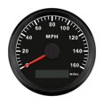 thumbnail image 1 of Waterproof Universal 85mm 140MPH 160MPH 200MPH GPS Speedometer Odometer For Car Truck Buggy Red Backlight With GPS Antenna ,Universal Compatibility, 1 of 7