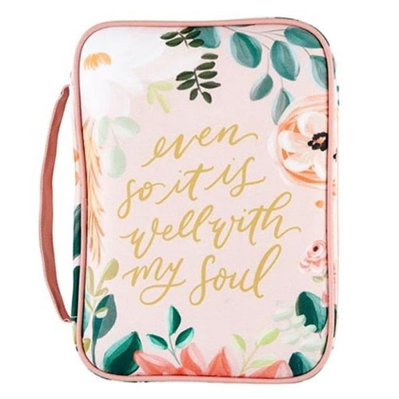 Gifts of Faith 214391 6.5 x 9.5 in. Even So It is Well-Poly-Canvas Bible Cover