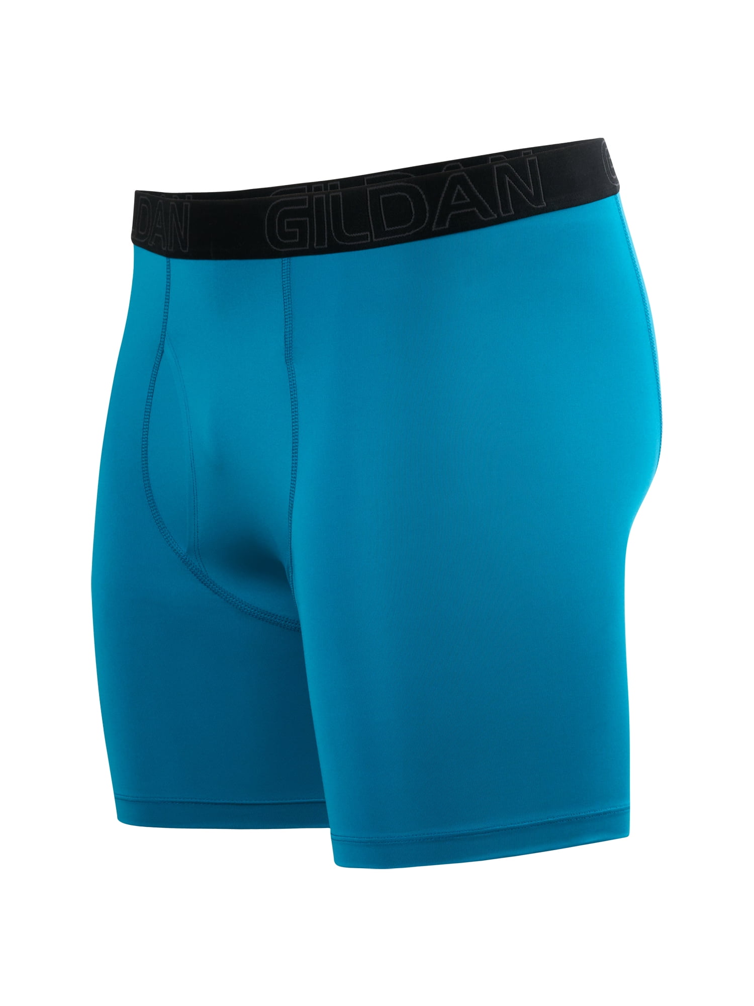 Gildan Performance Adult Men's EZ Breeze Boxer Briefs, 6-Pack, Sizes S-2XL, 6" Inseam