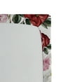 thumbnail image 3 of Ambesonne Blooming Roses Fitted Sheet, Romantic Leaves Art, Twin Size, Pale Pink Peacock Green, 3 of 5