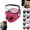 Hot Pink, variant on Thermal Winter Cycling and Running Face Mask with Removable Lens, Polyester Breathable Dust-proof Riding Face Cover for Outdoor Sports and Motorcycle Biking, 13.77" x 6.29" (Navy)