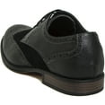 thumbnail image 4 of Alpine Swiss Zurich Mens Wing Tip Dress Shoes Two Tone Brogue Lace Up Oxfords, 4 of 5