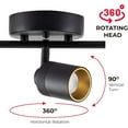 thumbnail image 2 of Vidalite LED Track Lighting Kit w/Fixed Rail with Rotating Heads-New Read, 2 of 9
