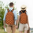 thumbnail image 6 of Daiia 60s and 70s Aesthetic Vintage Canvas Backpack for Men and Women ,Hiking Backpack,Travel Laptop Bag for School,Large Capacity Backpack, 6 of 8