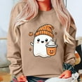 thumbnail image 2 of Enjoytime Pullover Sweatshirts for Women Halloween Printed Long Sleeve Crew Neck Blouses Loose Casual Fall Trendy Tops, 2 of 3