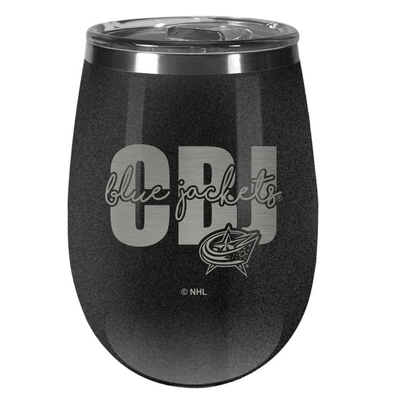 Columbus Blue Jackets 10oz. Onyx Wine Tumbler