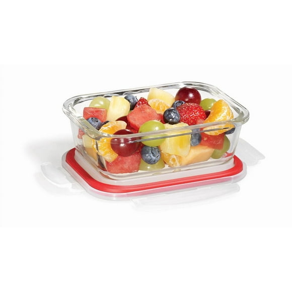 Starfrit LocknLock Glass 13oz / 380ml Rectangular Container, Borosilicate glass