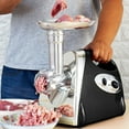 thumbnail image 4 of Electric Meat Grinder Household Multiple Function Stainless Steel Low Noise 800W High Power Garlic Paste Pepper Stuffing Sausage Filling Machine, 4 of 8