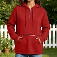 thumbnail image 2 of GUACER Hoodies for Women Zip Up Long Sleeve Soft Loose Fit with Zipper Pockets Casual Sweatshirts, 2 of 6