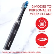 Colgate Optic White Pro Series Sonic Adult Battery Powered Electric Toothbrush, Black
