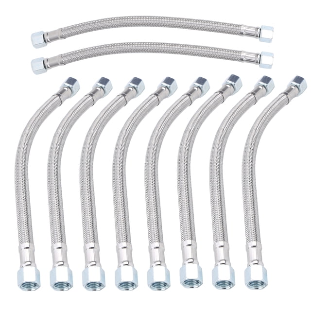 Manguera de metal flexible, 10 piezas, 14 x 1,5 mm, manguera de metal, tubo de metal flexible, tecnología avanzada