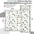 thumbnail image 5 of White Christmas Forest Animal Pattern Toddler Nap Mats for Kids Preschool,50"x20" Sleeping Mat Bag or Kids,Toddler Sleeping Bag,Toddler Nap Mat or Daycare, 5 of 6