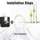 thumbnail image 5 of Clock Mechanism Silent Quartz Movement Machine Wall Hands Pointer Set compatible with Replacing Clock Replacement Parts, 5 of 5