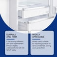 thumbnail image 4 of Fridge Drawer Adhesive Glue, Clear Glue for Refrigerator Drawer Repairs, Fix Broken Plastic and Cracked Parts for Home and Kitchen Use, 4 of 9
