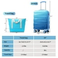 thumbnail image 2 of CASEMIOL 20 in Adult 2 Piece Spinner Carry On Luggage with Portable Case, Light Blue, 2 of 9