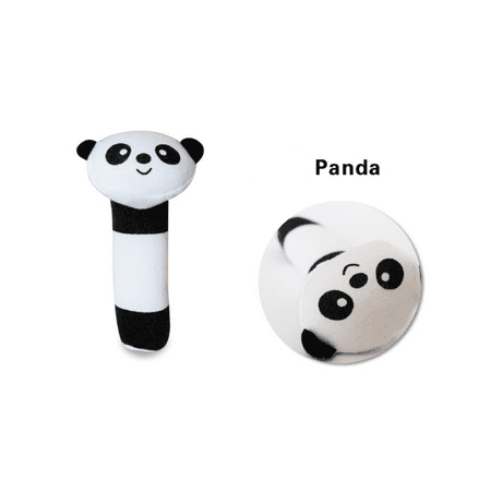Inevnen Infants Baby Rattles Toys, Colorful Animal Bell Soft Baby Sensory Rattles Toys