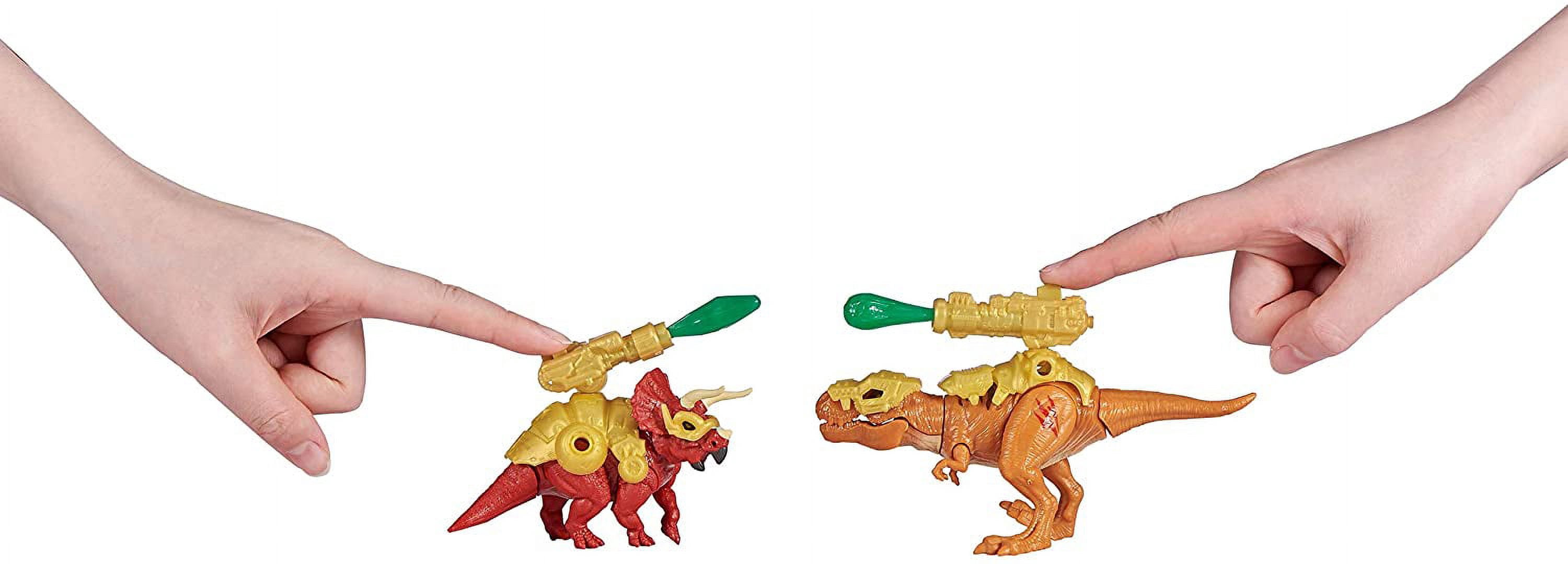 5 Surprise Dino Strike Surprise Mystery Battling Collectible Dinos by ZURU (2 Pack) Glow in The Dark