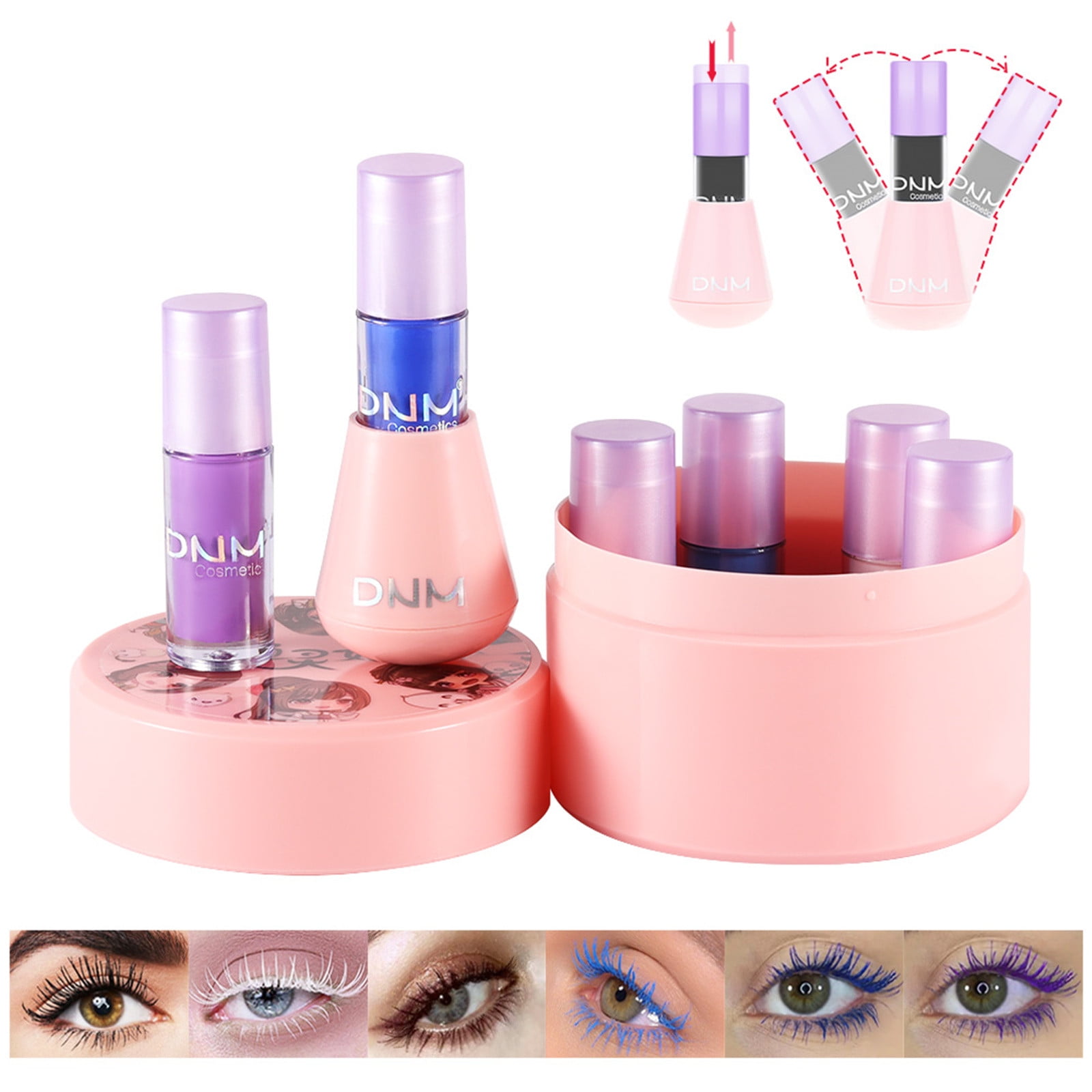Colored Mascara For Eyelashes,Colorful Mascara Charming Long Lasting