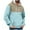 Light Blue, variant on BADHUB Men's Color Block Hoodies Fleece Long Sleeve Sweatshirt Fashion Patchwork Drawstring Hooded Tops Winter Essentials Clearance Black,XL