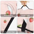 thumbnail image 6 of Strawberry and Dot Pink Pattern Teens Toddler Nap Mat with Pillow, Sleeping Mat Bag for Preschool Daycare 59"x22", 6 of 6