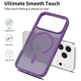 thumbnail image 4 of XNB for IPhone 17 Pro Case [Compatible with Magsafe]Translucent Matte Phone Cover, [Military Grade Drop Protection] Slim Durable Shockproof Protective Bumper, 4 of 5