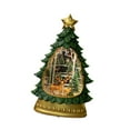 thumbnail image 4 of Caja de música para árbol de Navidad, decoración navideña, manualidades creativas, caja de música luminosa Doble ciervo, 4 of 9